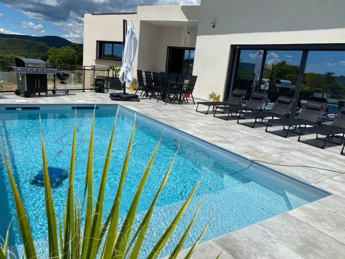 Villa Avec Vue Panoramique Sur Les Cevennes Saint Julien Les Rosiers Exterior photo